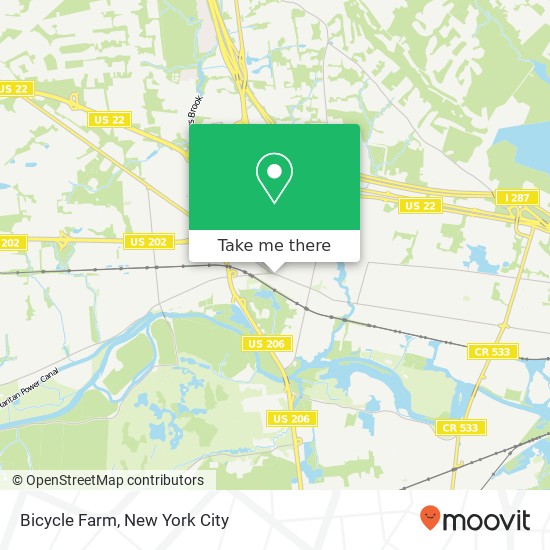 Bicycle Farm map