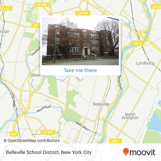 Belleville School District map