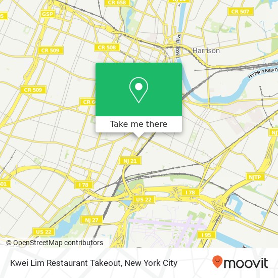 Mapa de Kwei Lim Restaurant Takeout