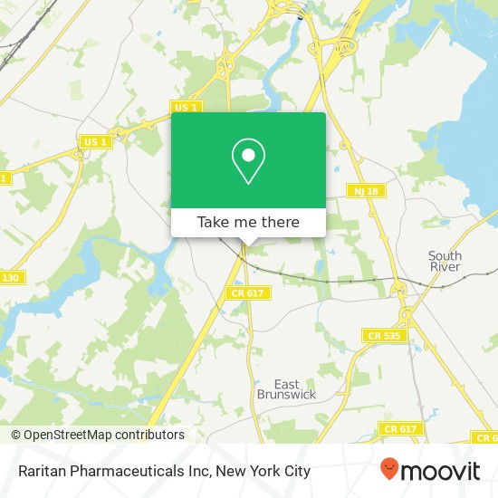 Raritan Pharmaceuticals Inc map