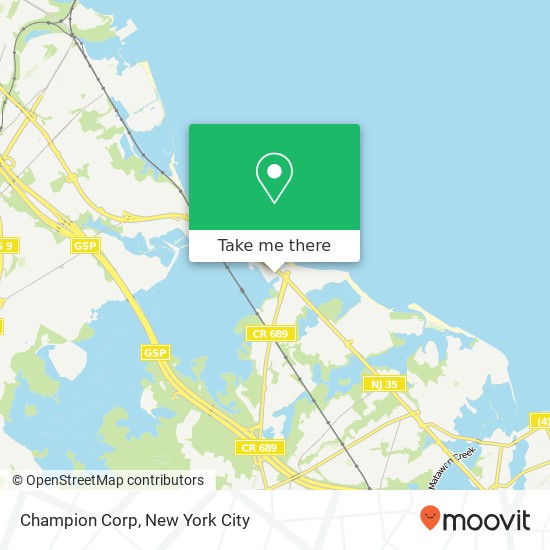 Champion Corp map