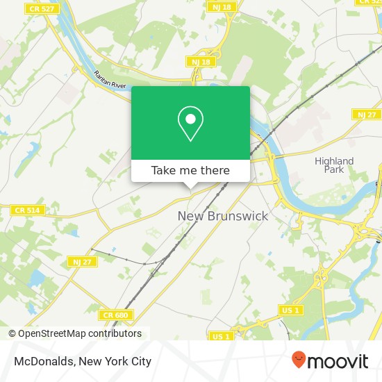 McDonalds map