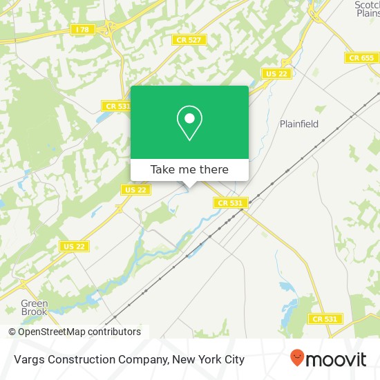 Vargs Construction Company map