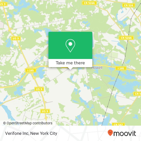 Verifone Inc map