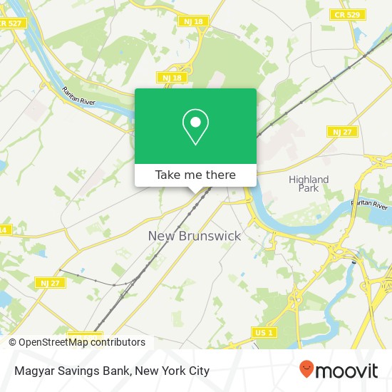 Magyar Savings Bank map