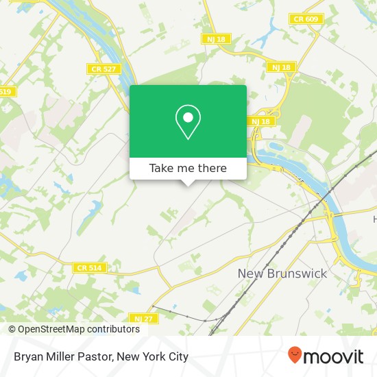 Bryan Miller Pastor map