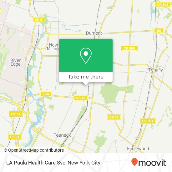 Mapa de LA Paula Health Care Svc