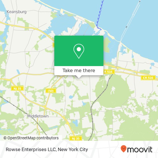 Rowse Enterprises LLC map