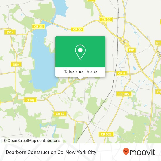 Dearborn Construction Co map
