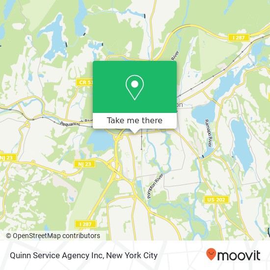 Mapa de Quinn Service Agency Inc