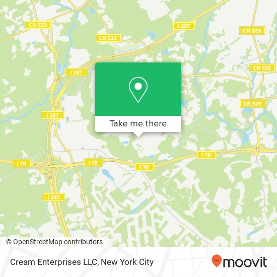 Mapa de Cream Enterprises LLC