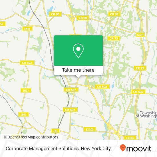 Corporate Management Solutions map