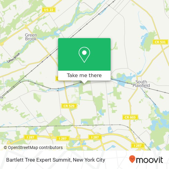 Bartlett Tree Expert Summit map