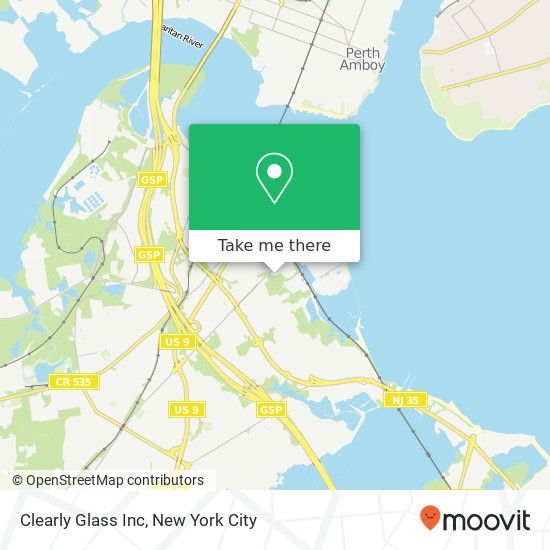 Clearly Glass Inc map