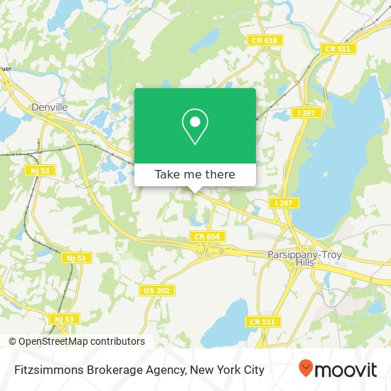 Fitzsimmons Brokerage Agency map