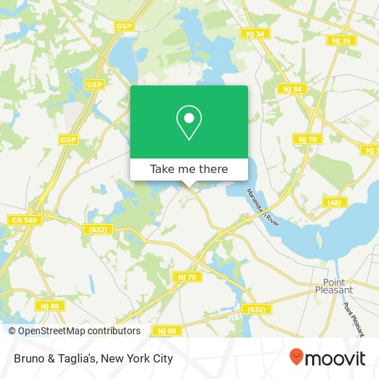 Mapa de Bruno & Taglia's