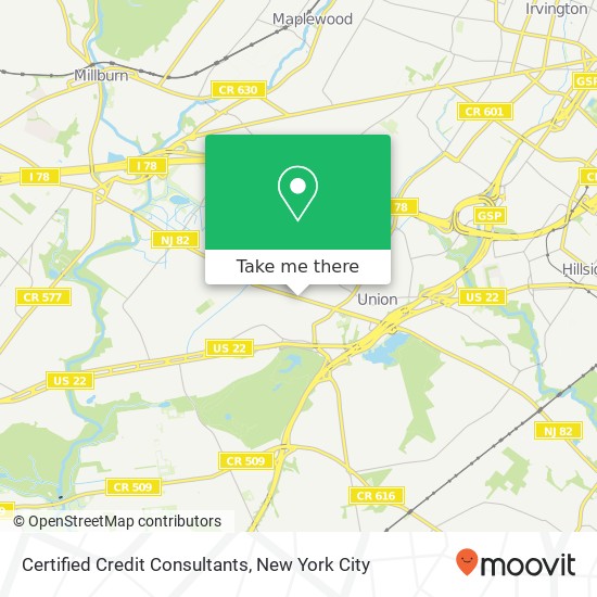 Certified Credit Consultants map
