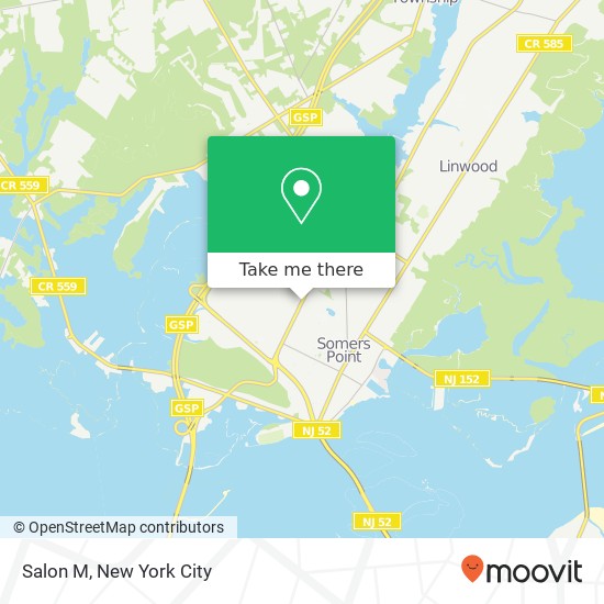 Salon M map