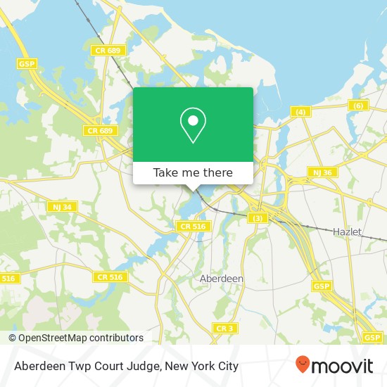 Aberdeen Twp Court Judge map
