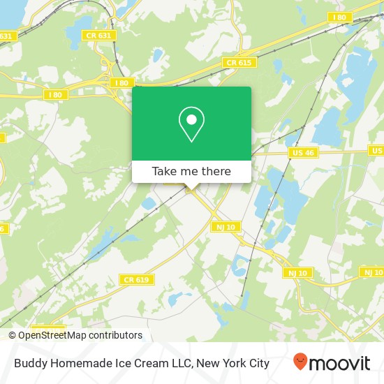 Mapa de Buddy Homemade Ice Cream LLC