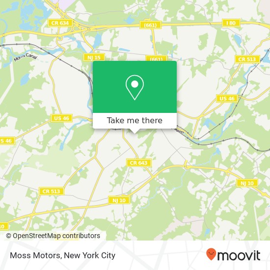 Mapa de Moss Motors