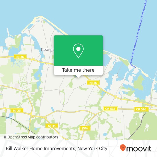 Bill Walker Home Improvements map