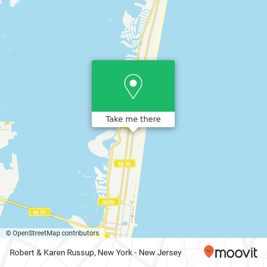 Mapa de Robert & Karen Russup