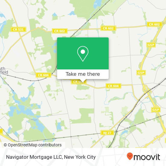 Mapa de Navigator Mortgage LLC