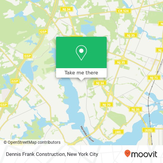 Dennis Frank Construction map