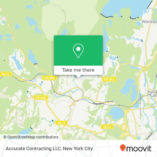 Accurate Contracting LLC map