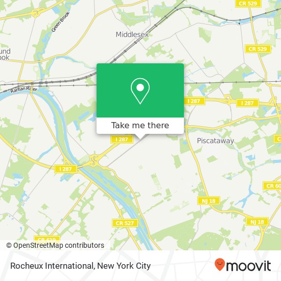 Rocheux International map