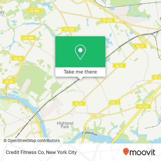 Credit Fitness Co map