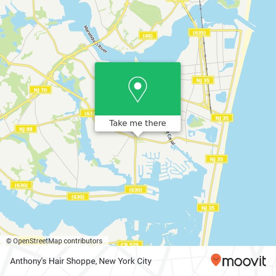 Mapa de Anthony's Hair Shoppe