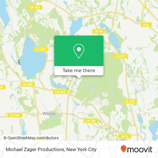 Michael Zager Productions map