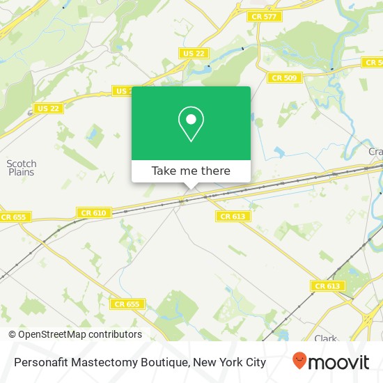 Mapa de Personafit Mastectomy Boutique