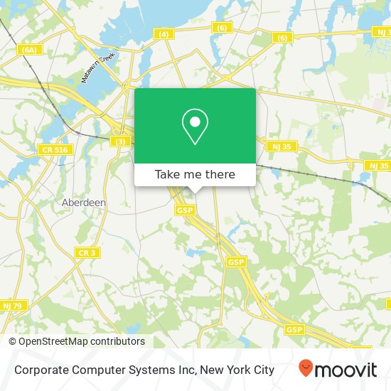 Mapa de Corporate Computer Systems Inc