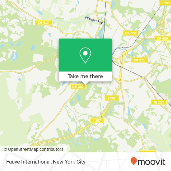 Fauve International map