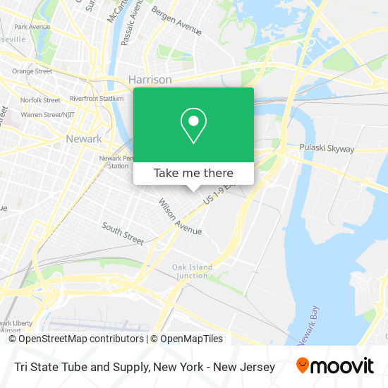 Tri State Tube and Supply map