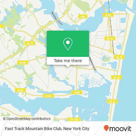 Mapa de Fast Track Mountain Bike Club