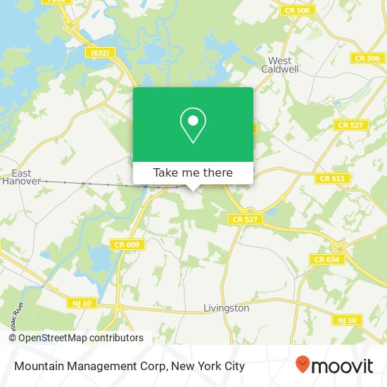 Mountain Management Corp map