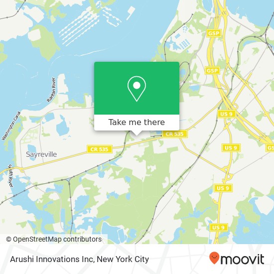 Mapa de Arushi Innovations Inc