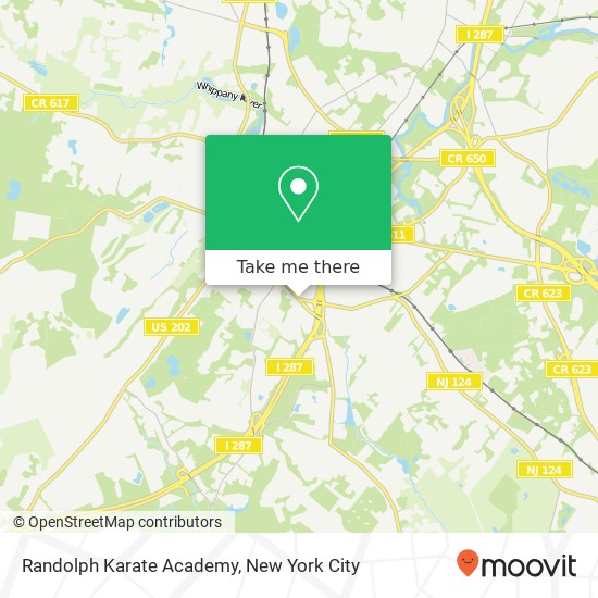Randolph Karate Academy map