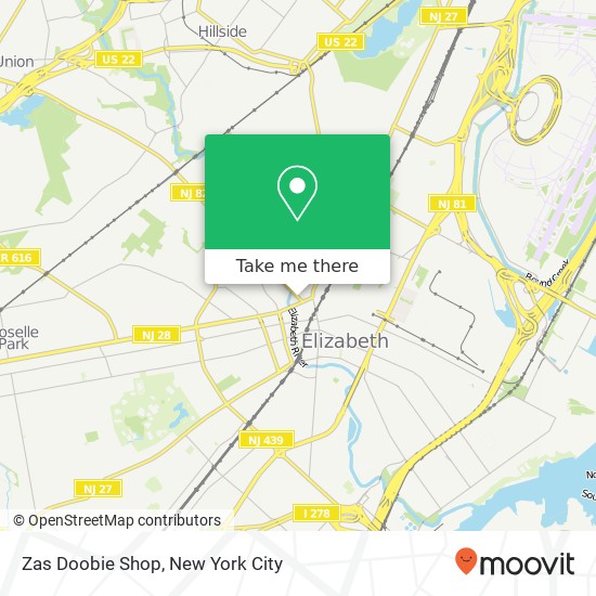Mapa de Zas Doobie Shop