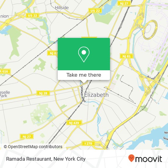 Mapa de Ramada Restaurant
