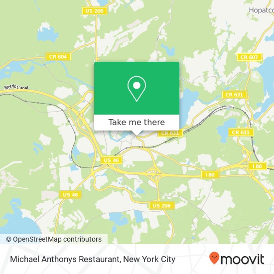 Mapa de Michael Anthonys Restaurant