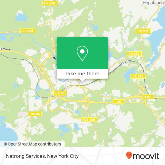 Netrong Services map