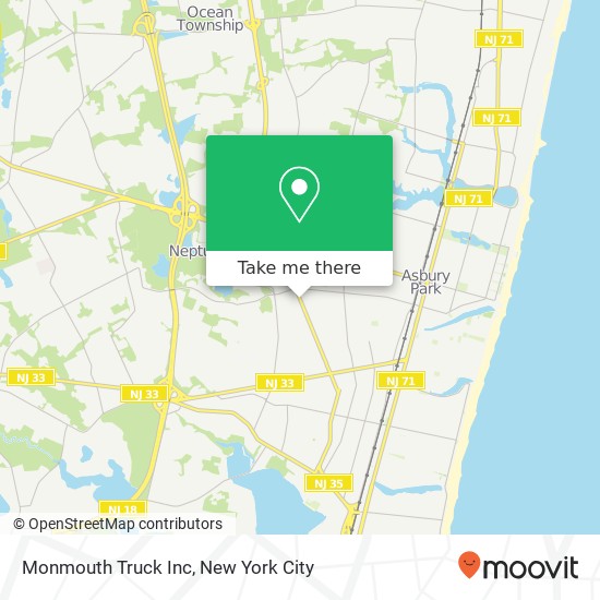 Mapa de Monmouth Truck Inc