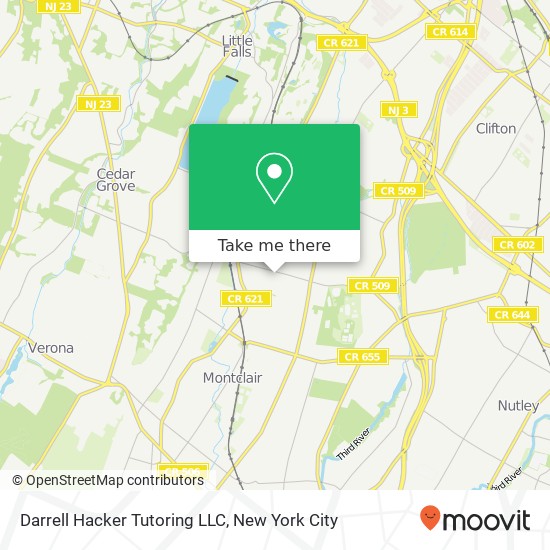 Mapa de Darrell Hacker Tutoring LLC