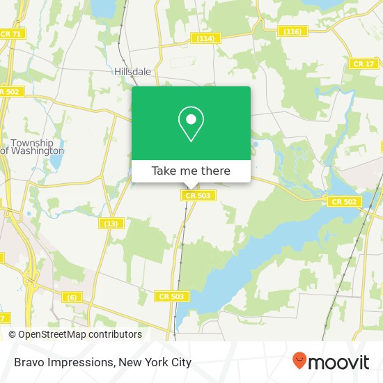 Bravo Impressions map