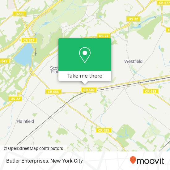 Butler Enterprises map